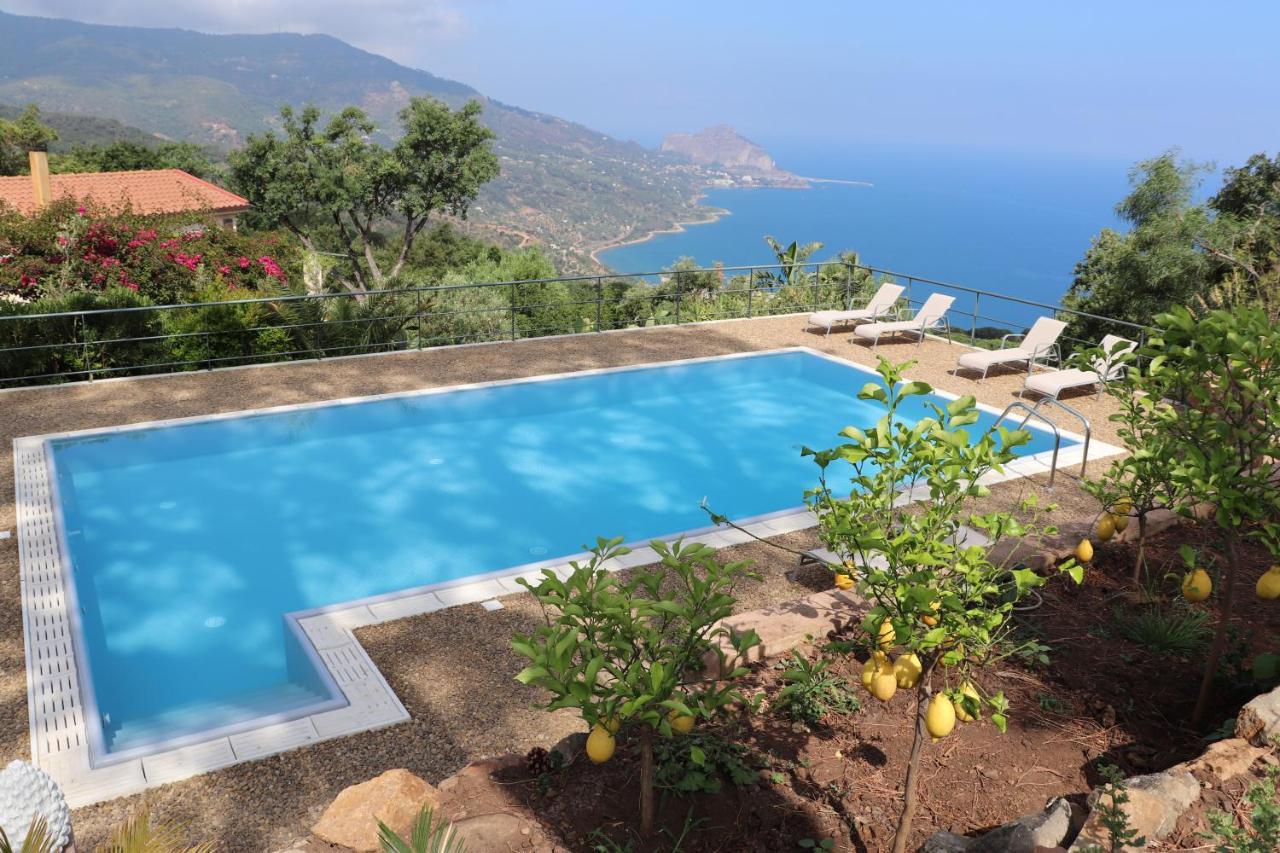 Cefalu Nest Pool House Terrace Sea View Exterior foto