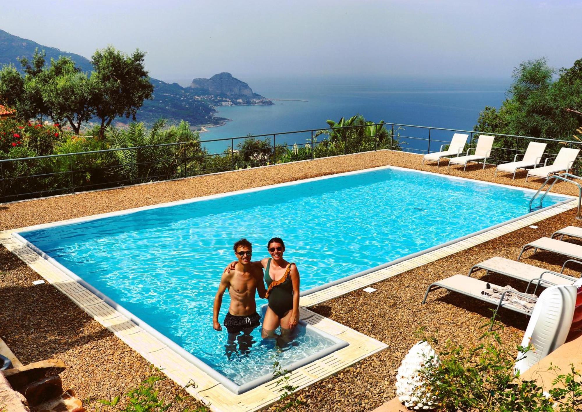 Cefalu Nest Pool House Terrace Sea View Exterior foto