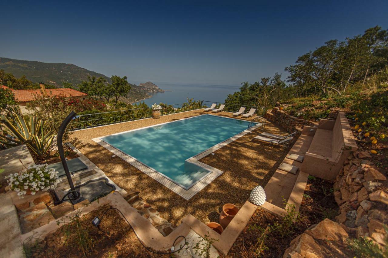 Cefalu Nest Pool House Terrace Sea View Exterior foto