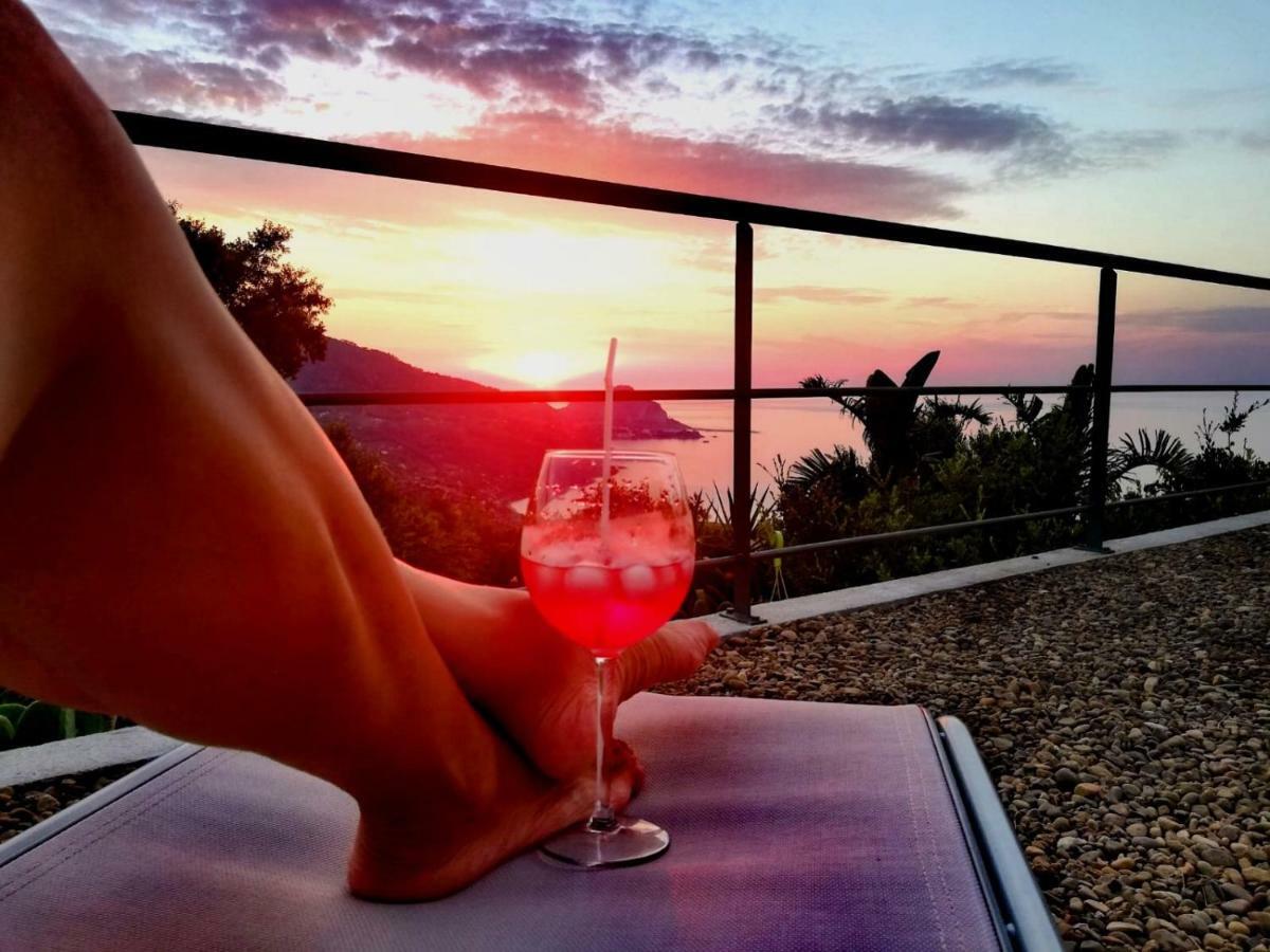 Cefalu Nest Pool House Terrace Sea View Exterior foto